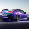 Purple Nissan Gtr Diamond Painting