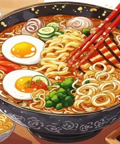 Ramen Bowl Diamond Painting