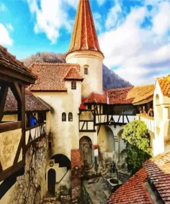 Romania Bran Castle Diamond Painting