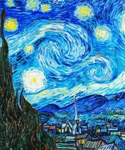 Starry Night Diamond Painting