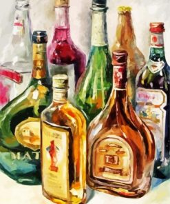 Vintage Bottles Diamond Painting