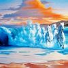 White Horses In The Wave Diamond Painting