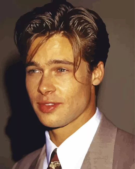 young brad pitt Diamond By Numbers Young Brad Pitt Diamond Painting
