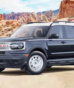 Black Ford Bronco Diamond Painting