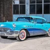 Blue 1955 Buick Skylark Diamond Painting