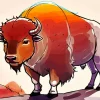 Easy Buffalo Diamond Painting