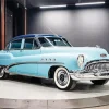 Light Blue 1953 Buick Skylark Car Diamond Painting