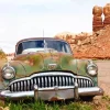 Old Green Buick Diamond Painting