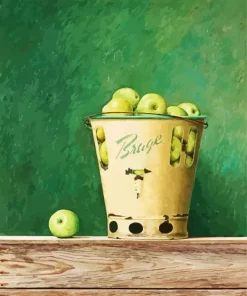 Still Life Apples Bucket Diamond Painting