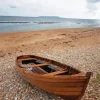 Wooden Brown Boat Diamond Painting