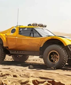 Yellow Buggy Diamond Painting