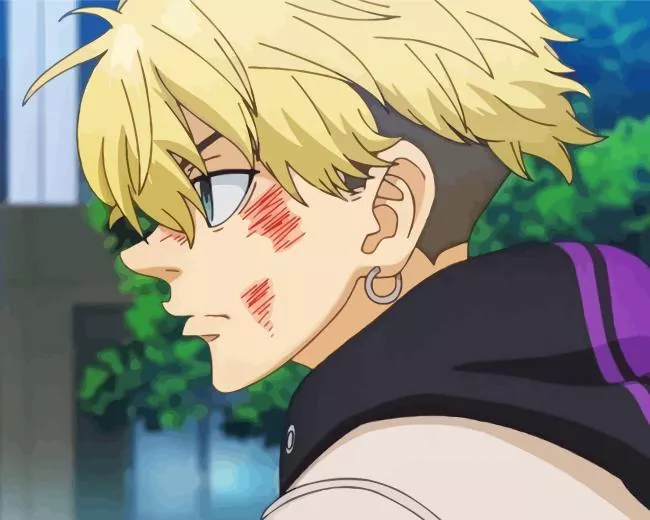 chifuyu tokyo revengers Diamond With Numbers Chifuyu Tokyo Revengers Diamond Painting