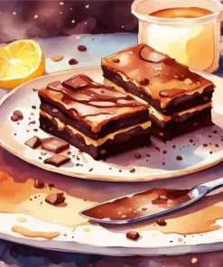 Chocolate Cake Diamond Painting