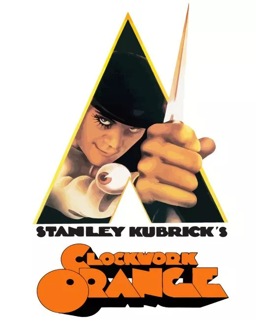 clockwork orange Diamond By Numbers Clockwork Orange Diamond Painting