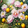 Flowers And Lemons Art Diamond Painting