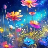 Flowers Magic Art Diamond Painting