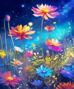 Flowers Magic Art Diamond Painting