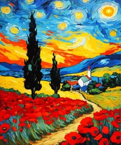 Flowers Vincent Van Gogh Art Diamond Painting