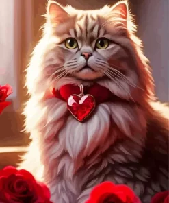 Fluffiest Persian Cat Diamond Painting