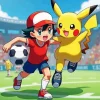 Football Pikachu Diamond Painting