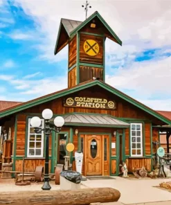 Goldfield Ghost Town Art Diamond Painting