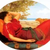 In Realms Of Fancy By John William Godward Diamond Painting