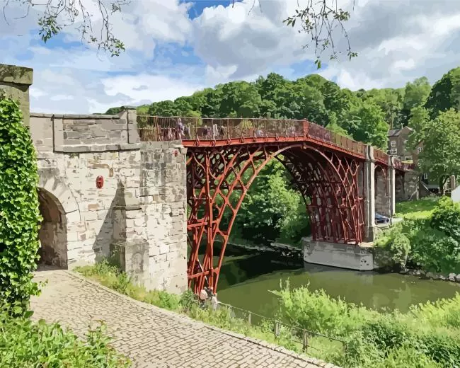 ironbridge england Diamond Paints Ironbridge England Diamond Painting