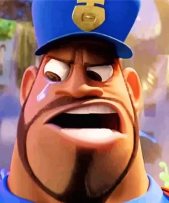 It's Raining Meatballs Police Diamond Painting