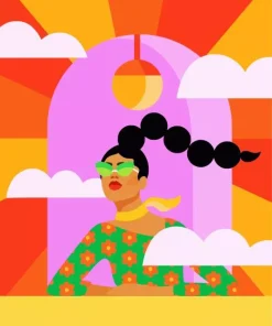 Jade Purple Brown Diamond Painting