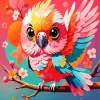 Japanese Flying Bird Diamond Painting