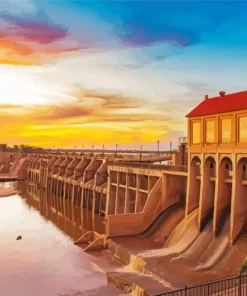 Lake Overholser Oklahoma Diamond Painting