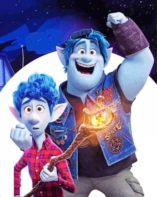 onward movie Diamond Paintings Onward Movie Diamond Painting