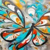 Abstract Butterfly Art Diamond Painting