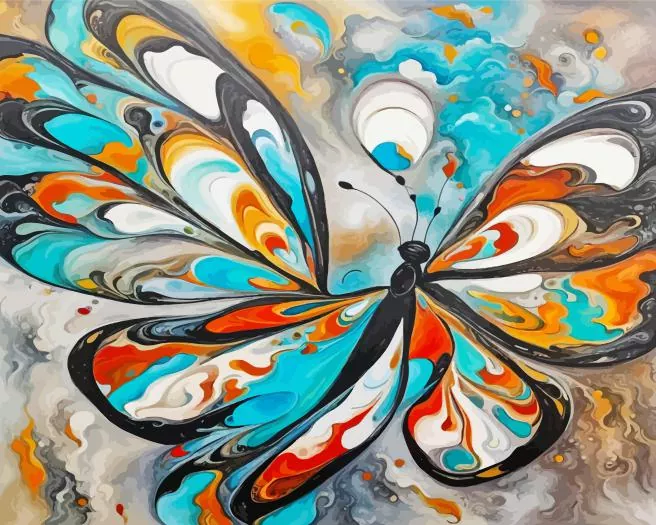 Abstract butterfly art Diamond Paintings Abstract Butterfly Art Diamond Painting
