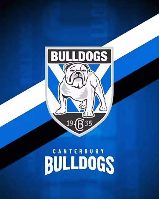 Canterbury Bankstown Bulldogs Emblem Diamond Dotz Canterbury Bankstown Bulldogs Emblem Diamond Painting