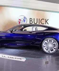 Dark Blue Buick Supercar Diamond Painting