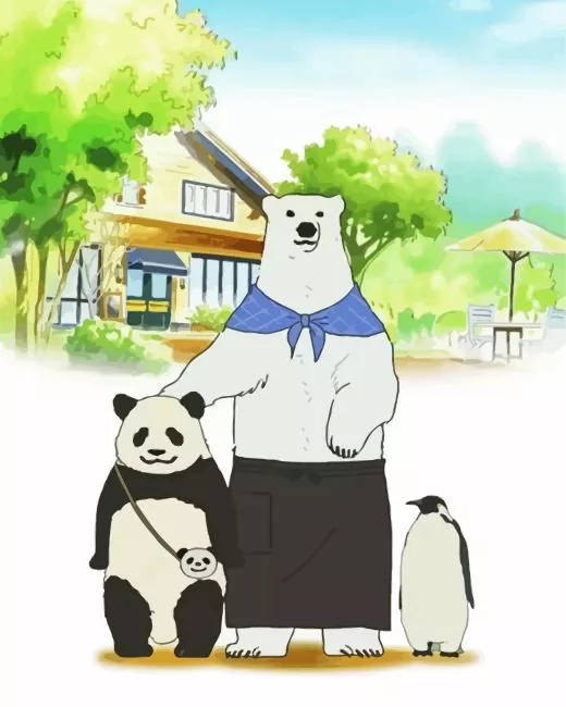 Shirokuma Café art Diamond Paintings Shirokuma Cafe Art Diamond Painting