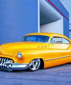 Yellow Buick Skylark Diamond Painting