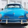 Blue Volkswagen Karmann Ghia Diamond Painting