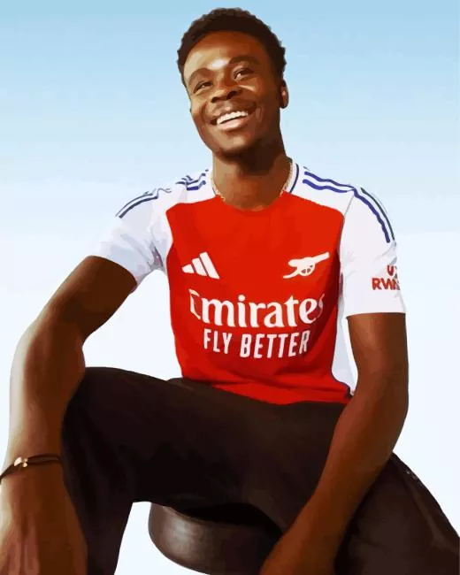 bukayo saka arsenal Diamond Paints Bukayo Saka Arsenal Diamond Painting