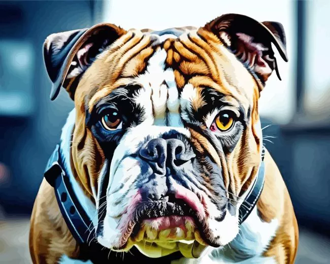 bulldog face Diamond Paints Bulldog Face Diamond Painting