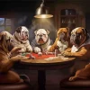 Bulldogs Playing Poker Diamond Painting