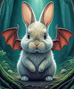 Bunny Bat Diamond Painting