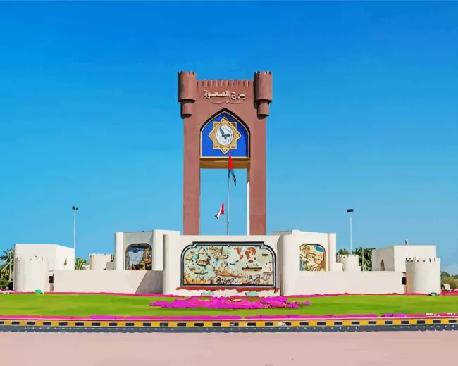 burj al sahwa Diamond By Numbers Burj Al Sahwa Diamond Painting