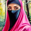 Burka Girl Diamond Painting