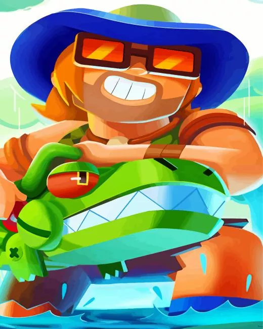 buster brawl stars Diamond Paintings Buster Brawl Stars Diamond Painting