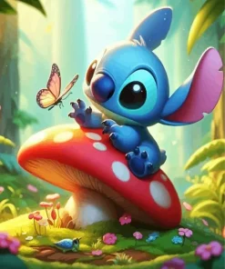 Butterfly And Stitch Diamond Painting