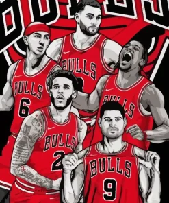 Chicago Bulls Players Diamond Painting