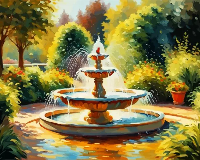 fountain art Diamond Dotz Fountain Art Diamond Painting
