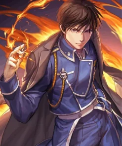 Fullmetal Alchemist Mustang Art Diamond Painting